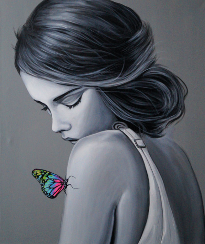 Butterfly - 100x120 cm